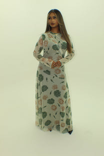 Floral Mesh Dress - BERBISH