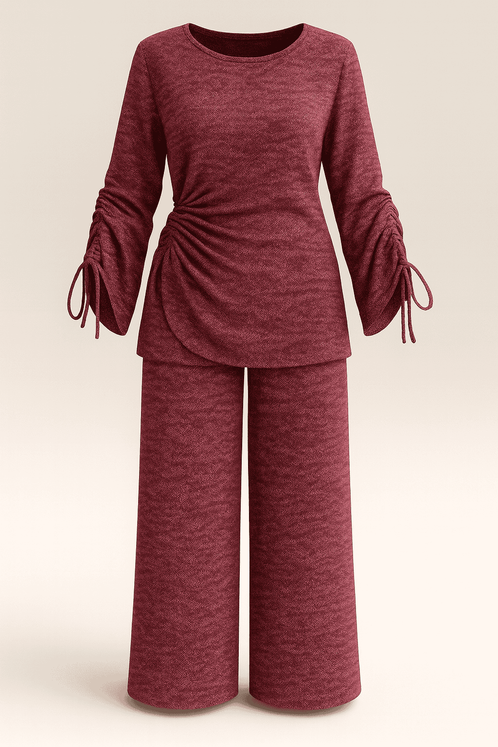 Soft Knitted Ruched Sleeves - BERBISH