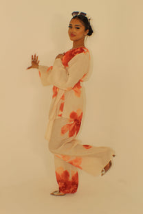 Floral Side Knot Coord Set - BERBISH