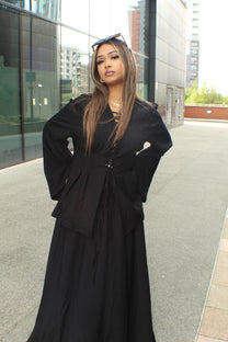 The Linen Corset Skirt Set