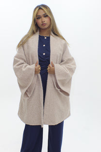 Brushed Wool Coat