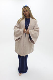 Brushed Wool Coat