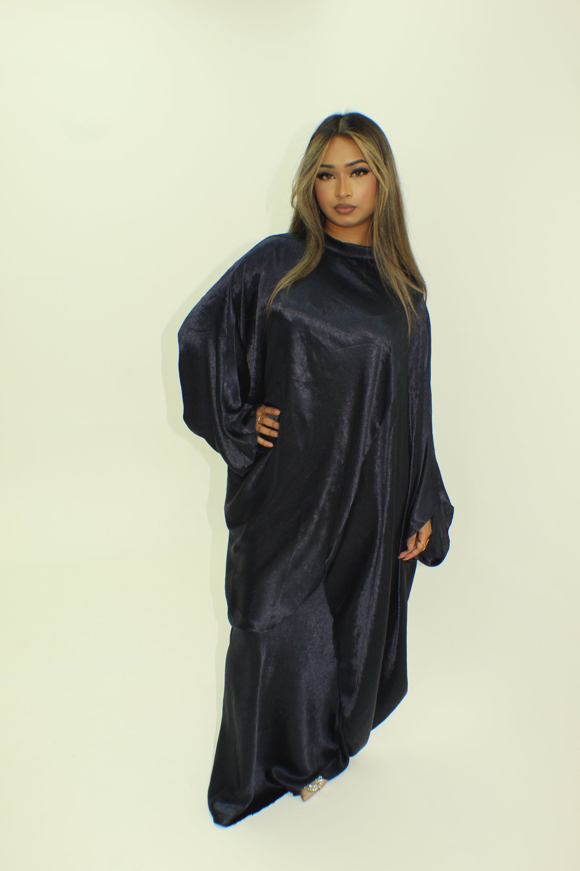 Amelia Skirt set Premium shimmer silk asymmetric - BERBISH