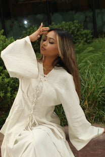 The Linen Corset Skirt Set