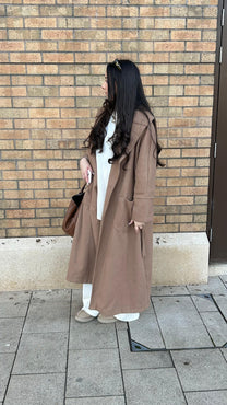 Trench Coat with Belt - BERBISH