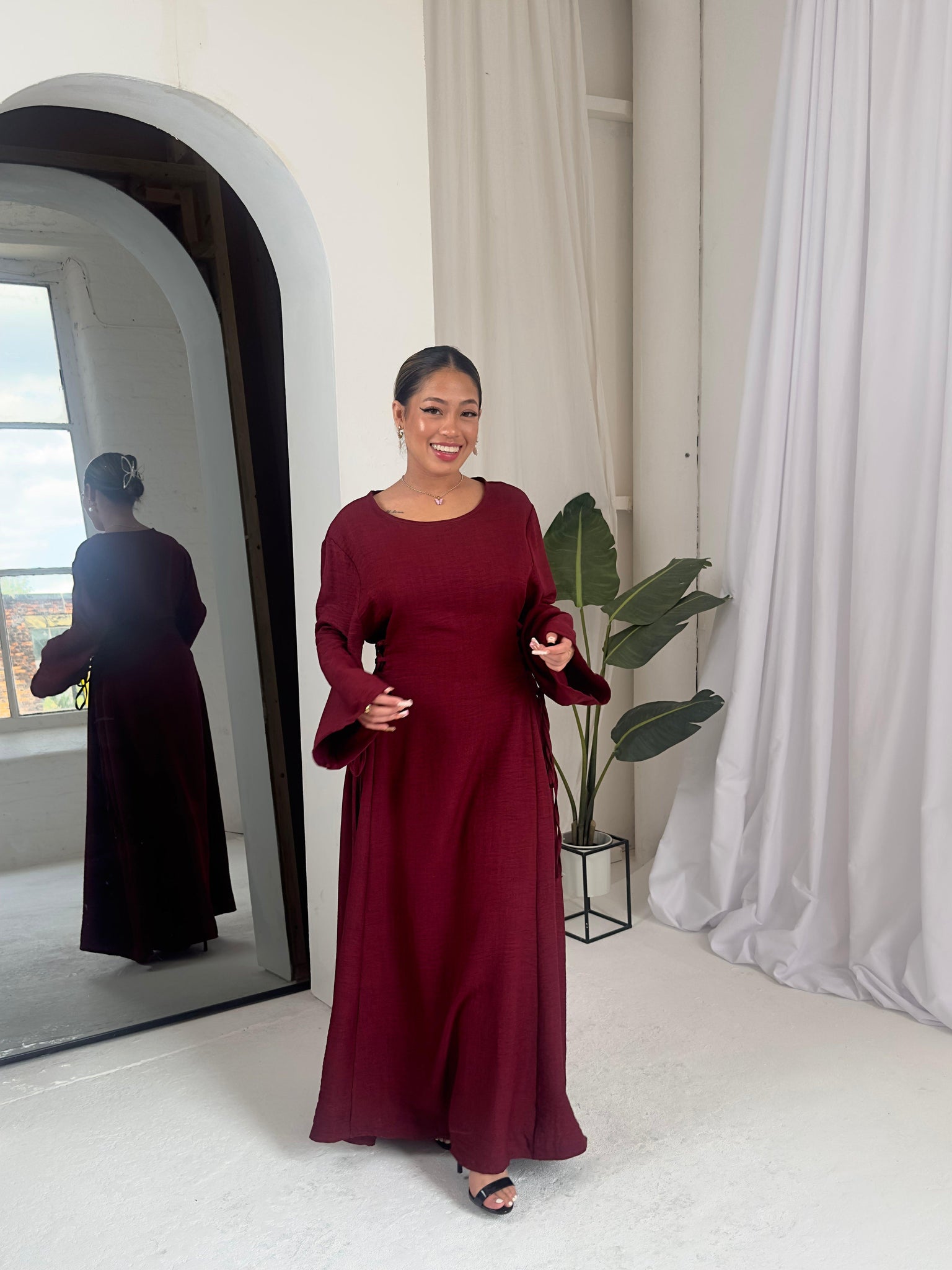 Princess Double Cross Tie Dress - BERBISH