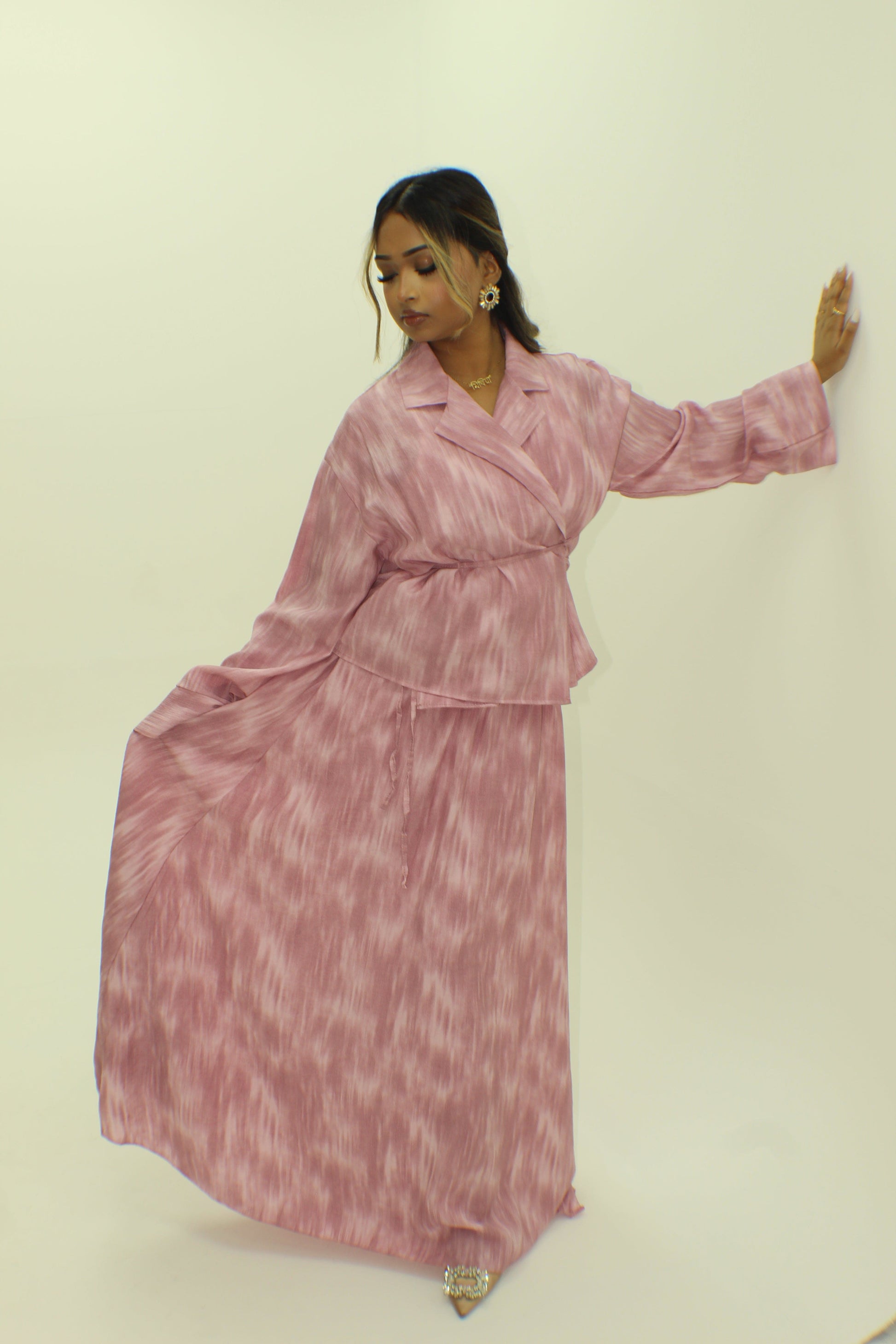 The Marble Wrap Skirt Coord Set - BERBISH