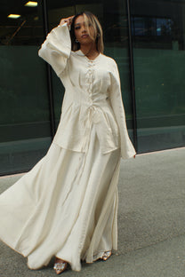 The Linen Corset Skirt Set