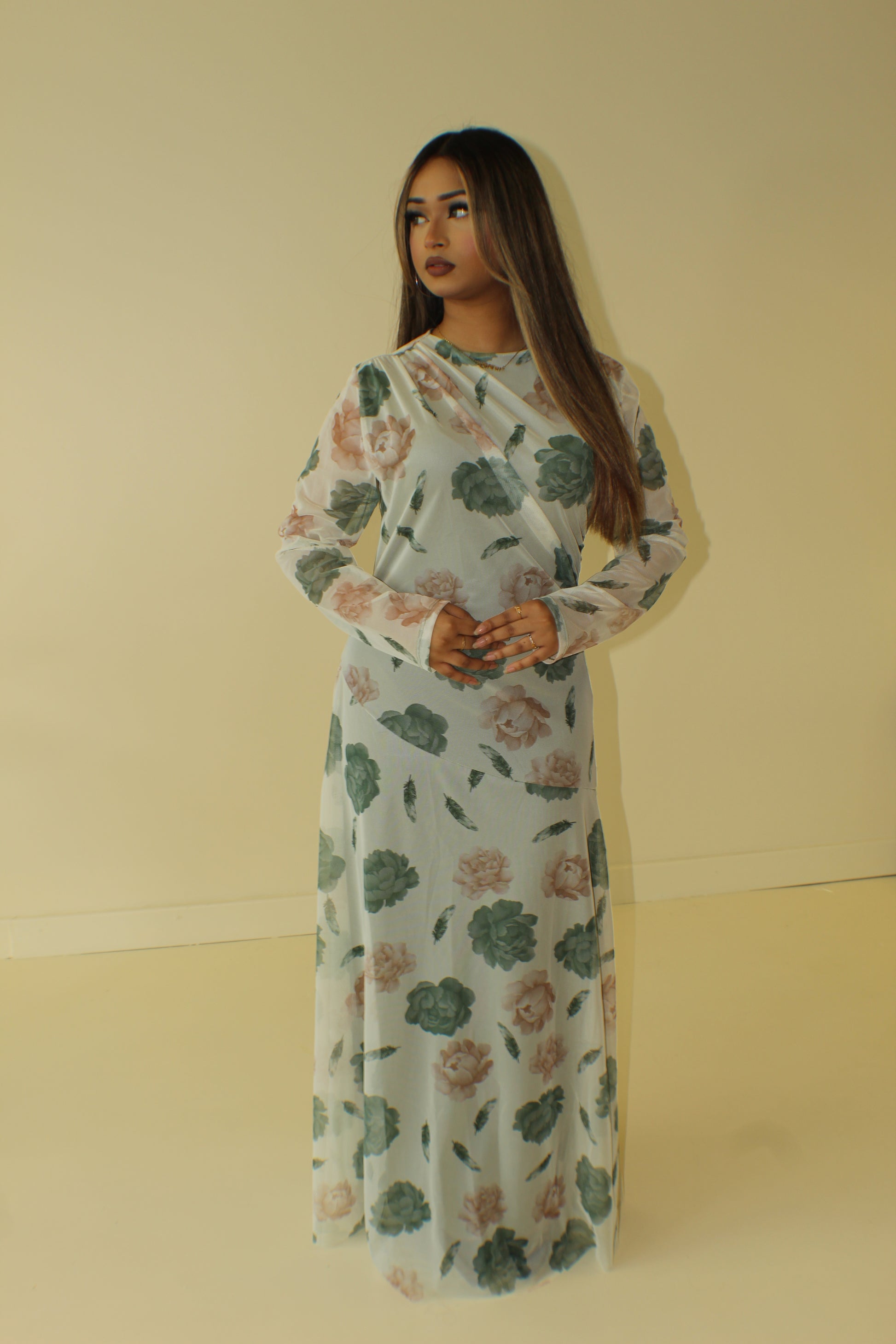 Floral Mesh Dress - BERBISH