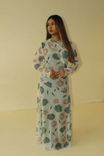 Floral Mesh Dress - BERBISH