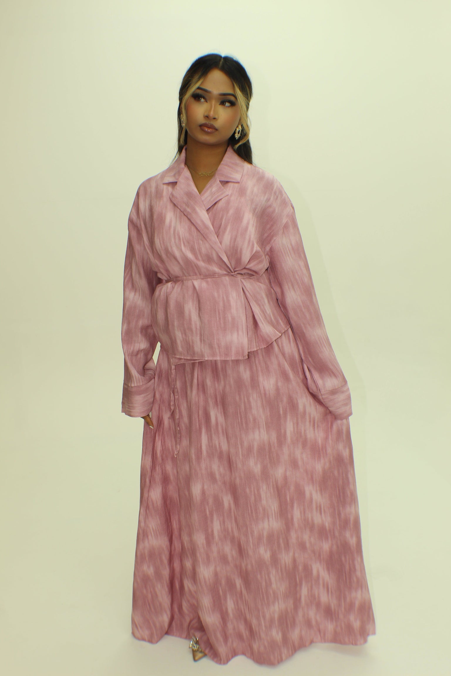 The Marble Wrap Skirt Coord Set - BERBISH