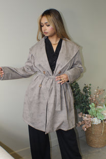 Marble Short Trench coat