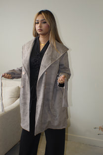 Marble Short Trench coat