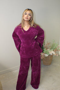 Velvet Corset Set