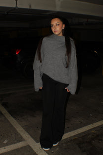 Soft Jumper with attached scarf - BERBISH