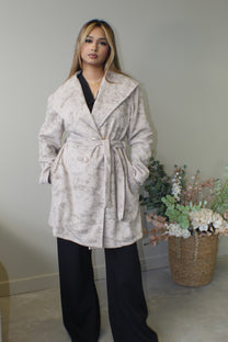 Marble Short Trench coat