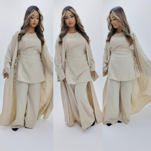 Princess Double Cross Tie 3-Piece Co-Ord Set - BERBISH