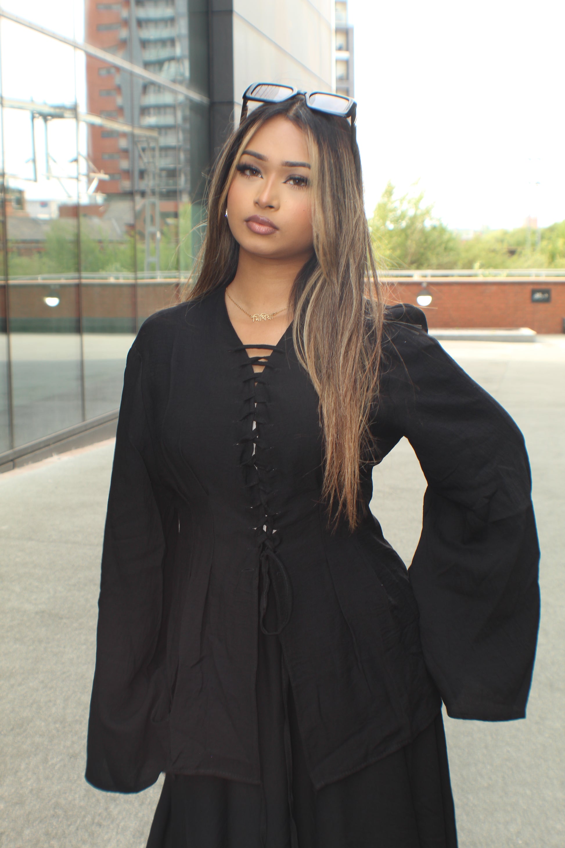 The Linen Corset Skirt Set
