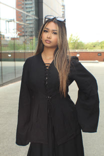 The Linen Corset Skirt Set