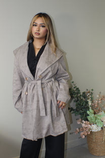 Marble Short Trench coat