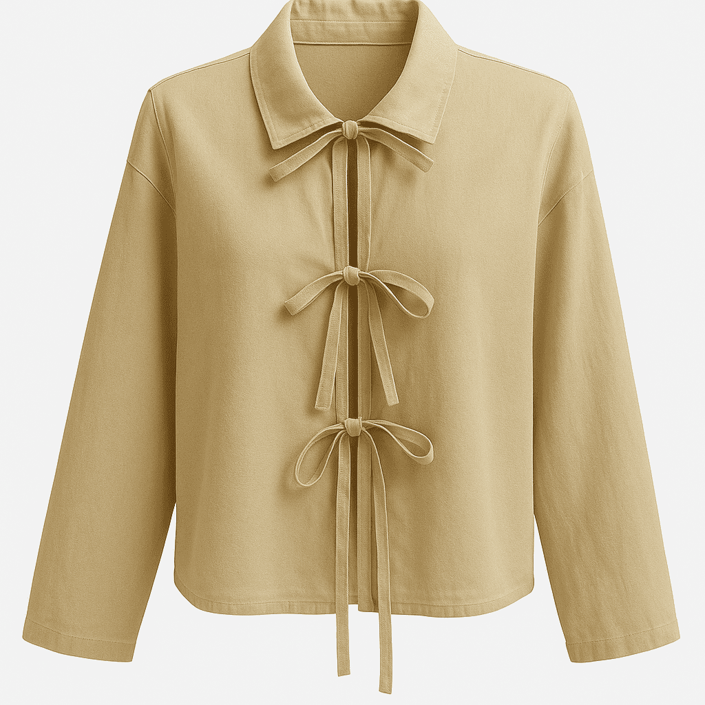 The Tie-Up Soft Blouse - BERBISH