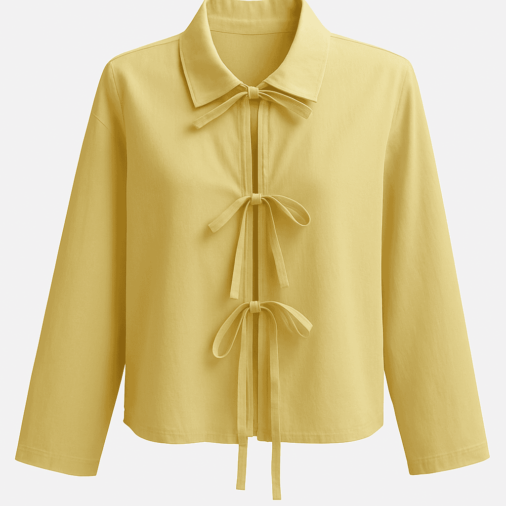 The Tie-Up Soft Blouse - BERBISH