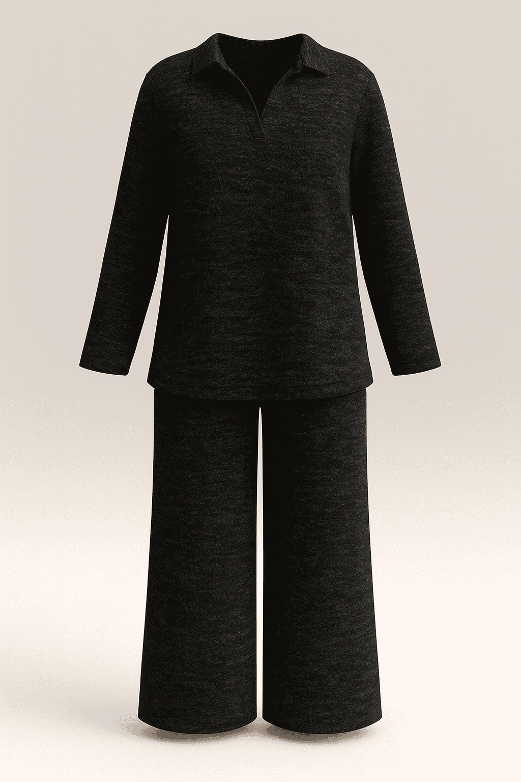 Basics Collar Neck Soft knit Set - BERBISH