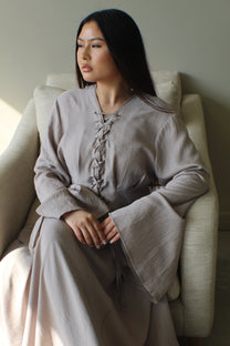 The Linen Corset Skirt Set