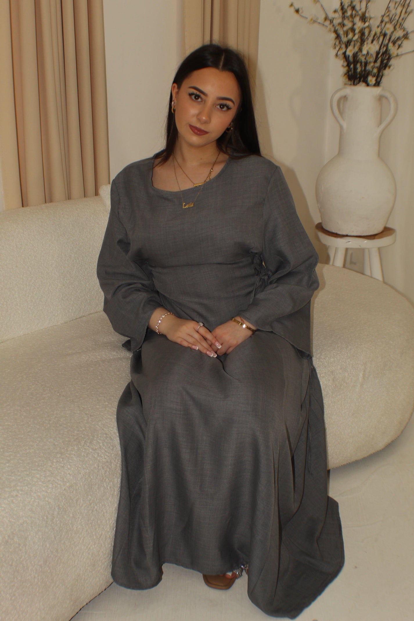 Princess Double Cross Tie Dress - BERBISH
