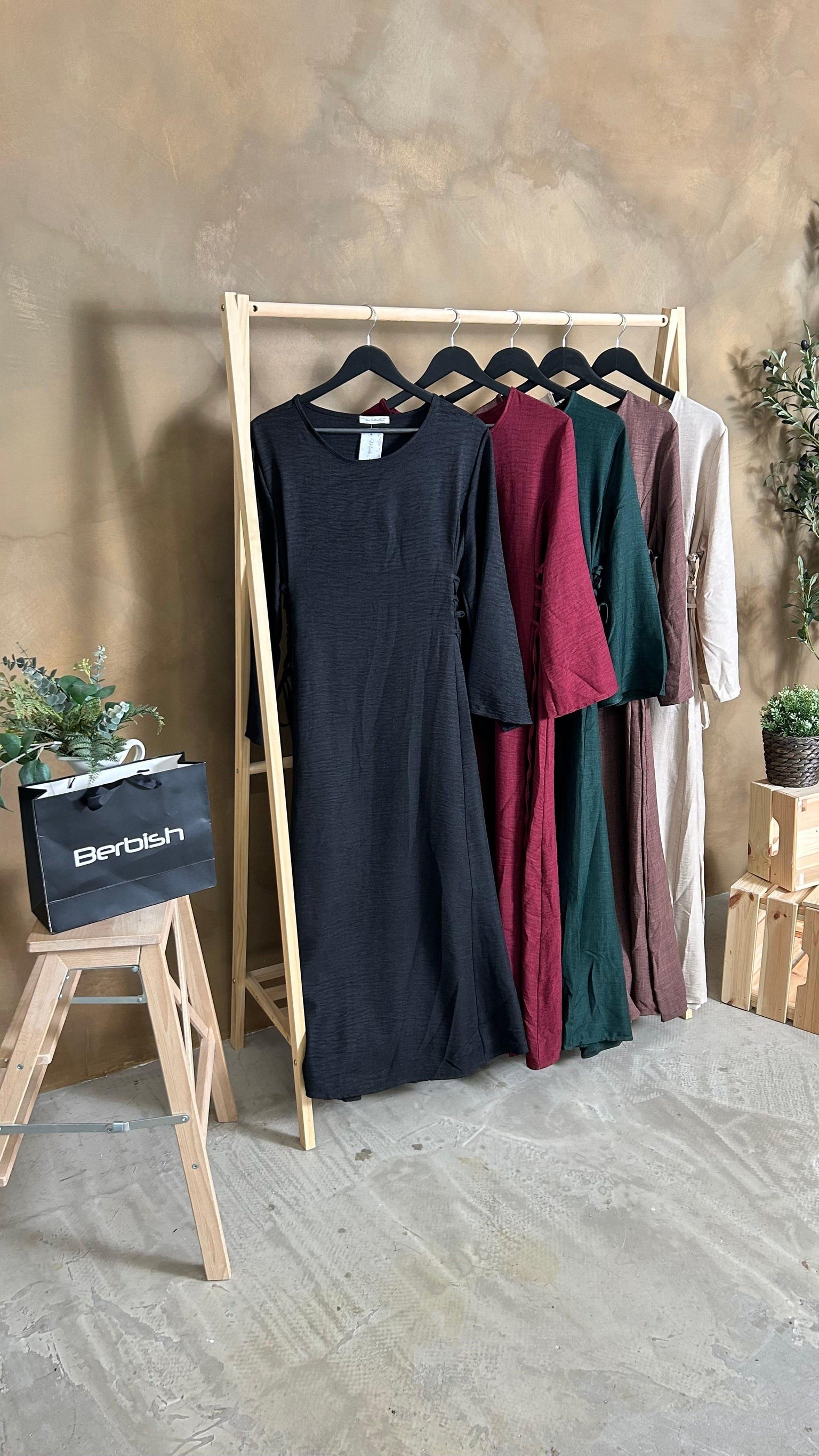 Princess Double Cross Tie Dress - BERBISH