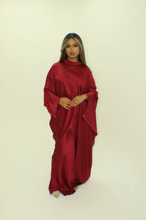 Amelia Skirt set Premium shimmer silk asymmetric - BERBISH