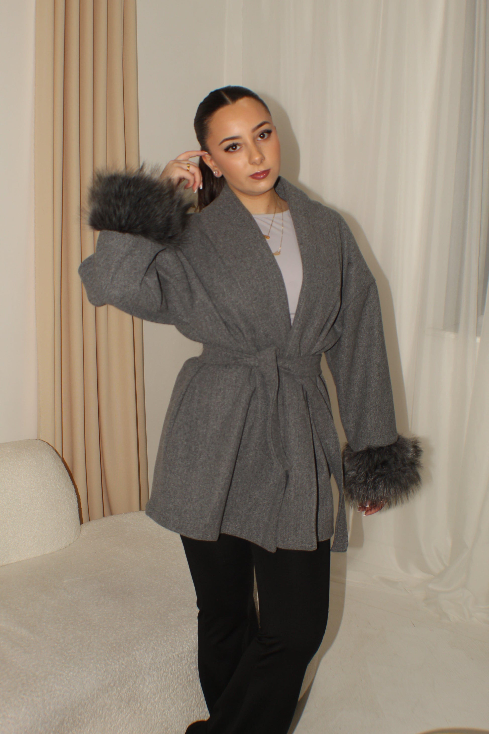 The MM faux-fur coat - BERBISH