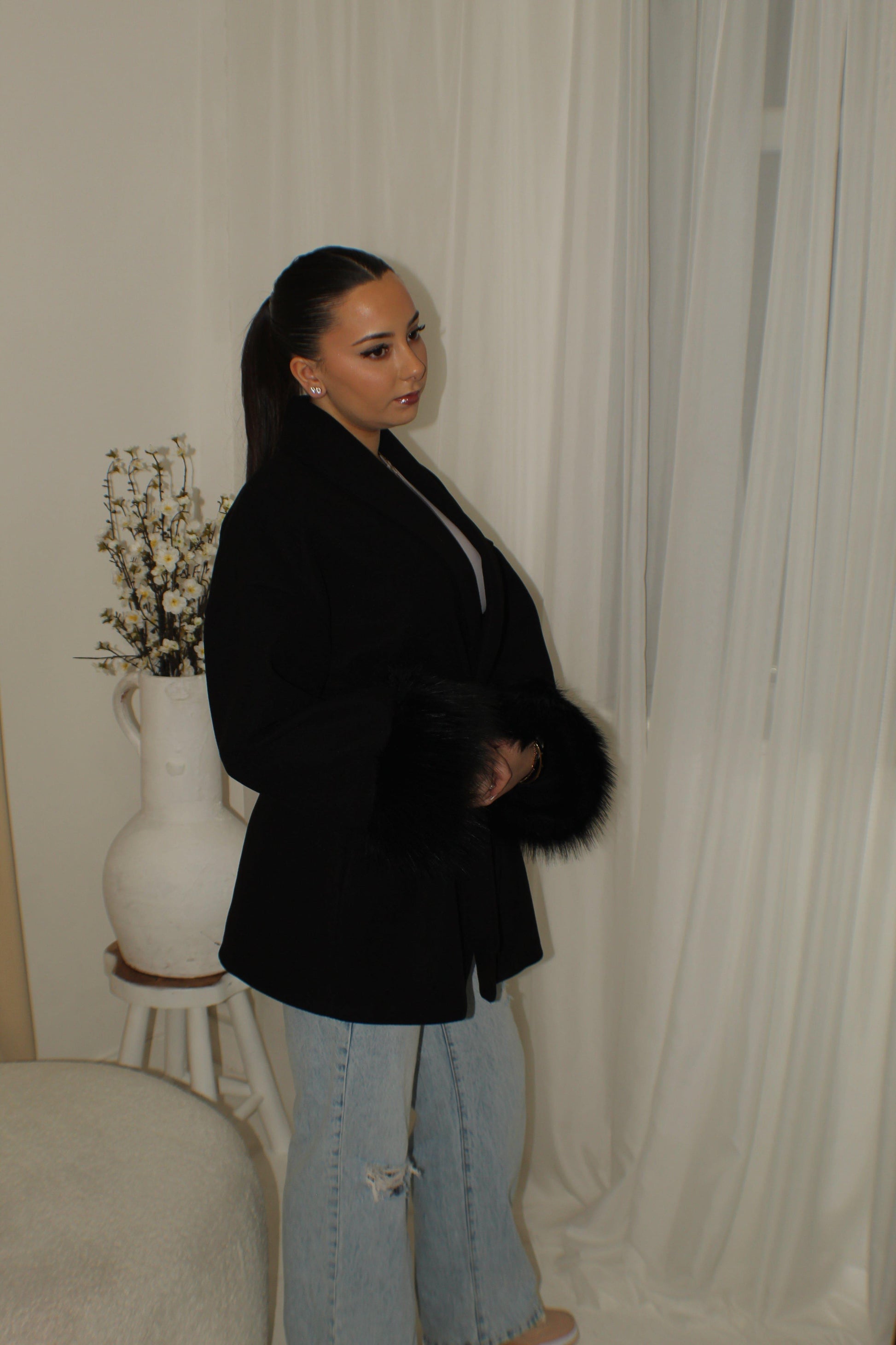 The MM faux-fur coat - BERBISH