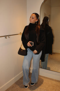 Soft Jumper with attached scarf - BERBISH