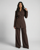 Structured Blazer &amp; Trouser Coord Set - BERBISH