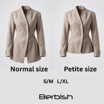 The Premium Thick BLAZER Coat BLACK - BERBISH