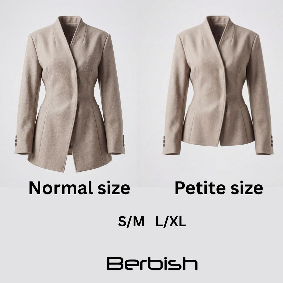 The Premium Thick BLAZER Coat BLACK - BERBISH