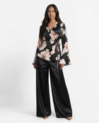 Floral Cross Tie Coord Set | Pashmina Edit - BERBISH