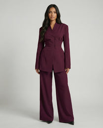 Structured Blazer &amp; Trouser Coord Set - BERBISH