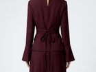 Tie Back Skirt Set with Pocket Details - BERBISH