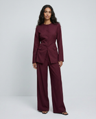 Button Top &amp; Wide Leg Trouser Coord Set - BERBISH