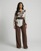 3-Piece Floral Balloon Sleeve Set - BERBISH