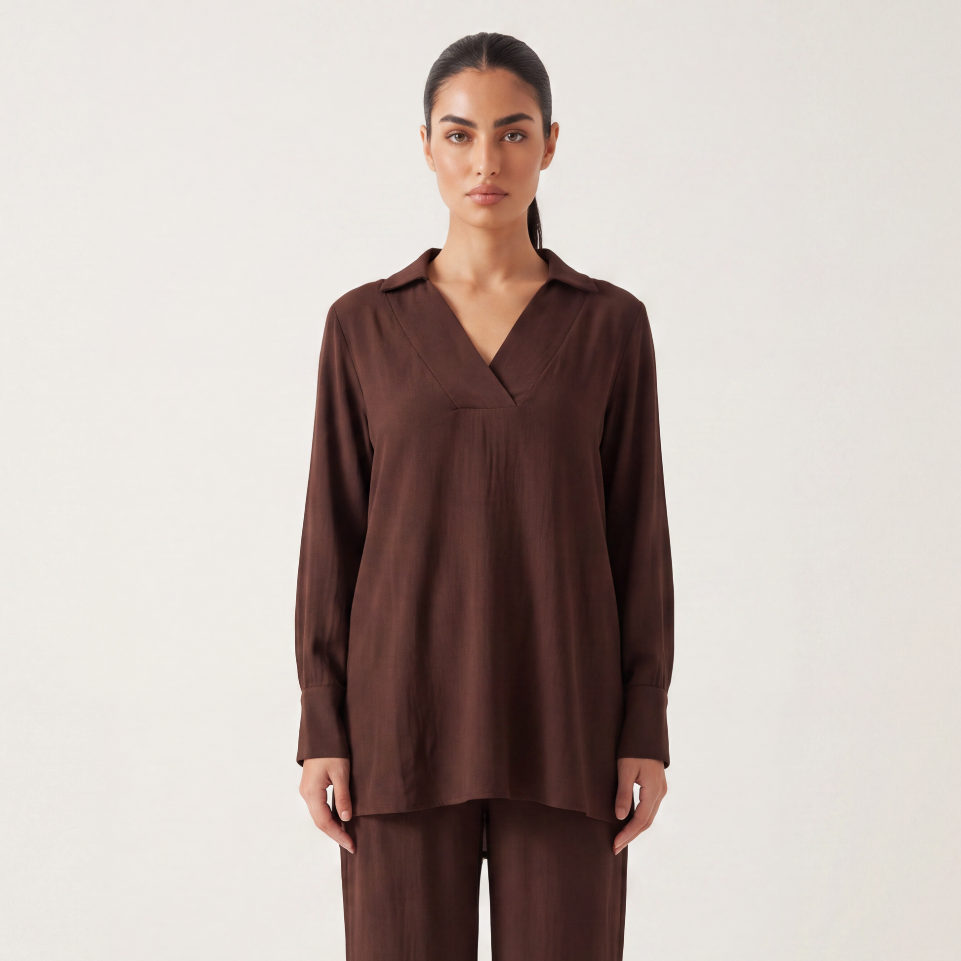 Ballon pantacourt set -CHOCO