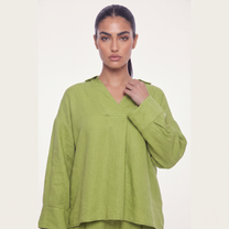 Ballon pantacourt set -Matcha